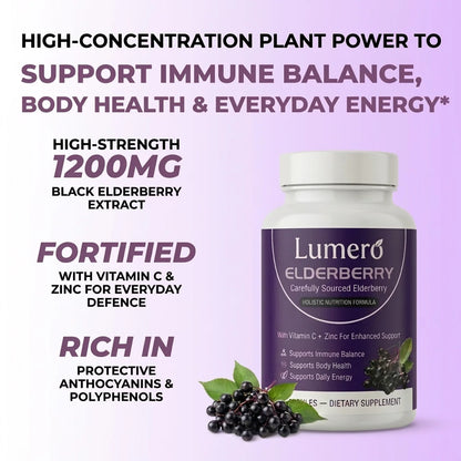 Lumero Elderberry Complete: Daily Body Support