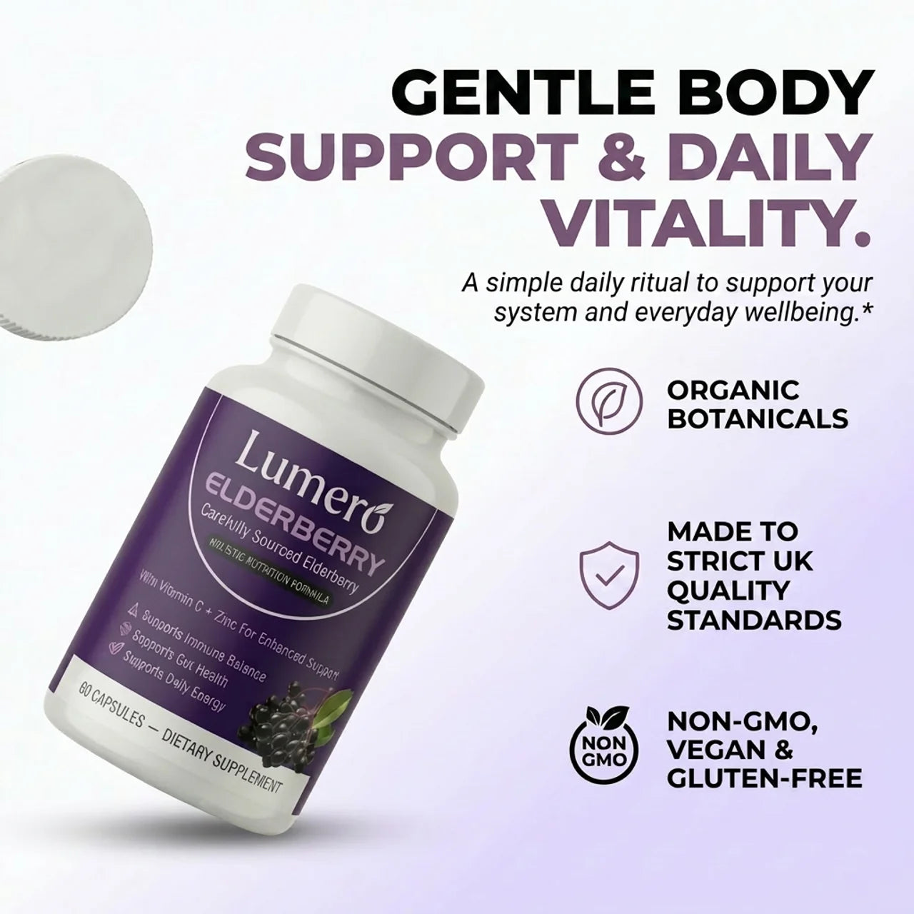 Lumero Elderberry Complete: Daily Body Support