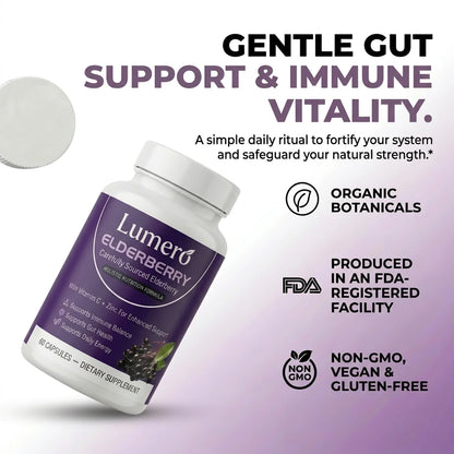 Lumero Elderberry: Daily Gut Health & Digestive Support