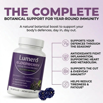 Lumero Elderberry Complete: Daily Body Support