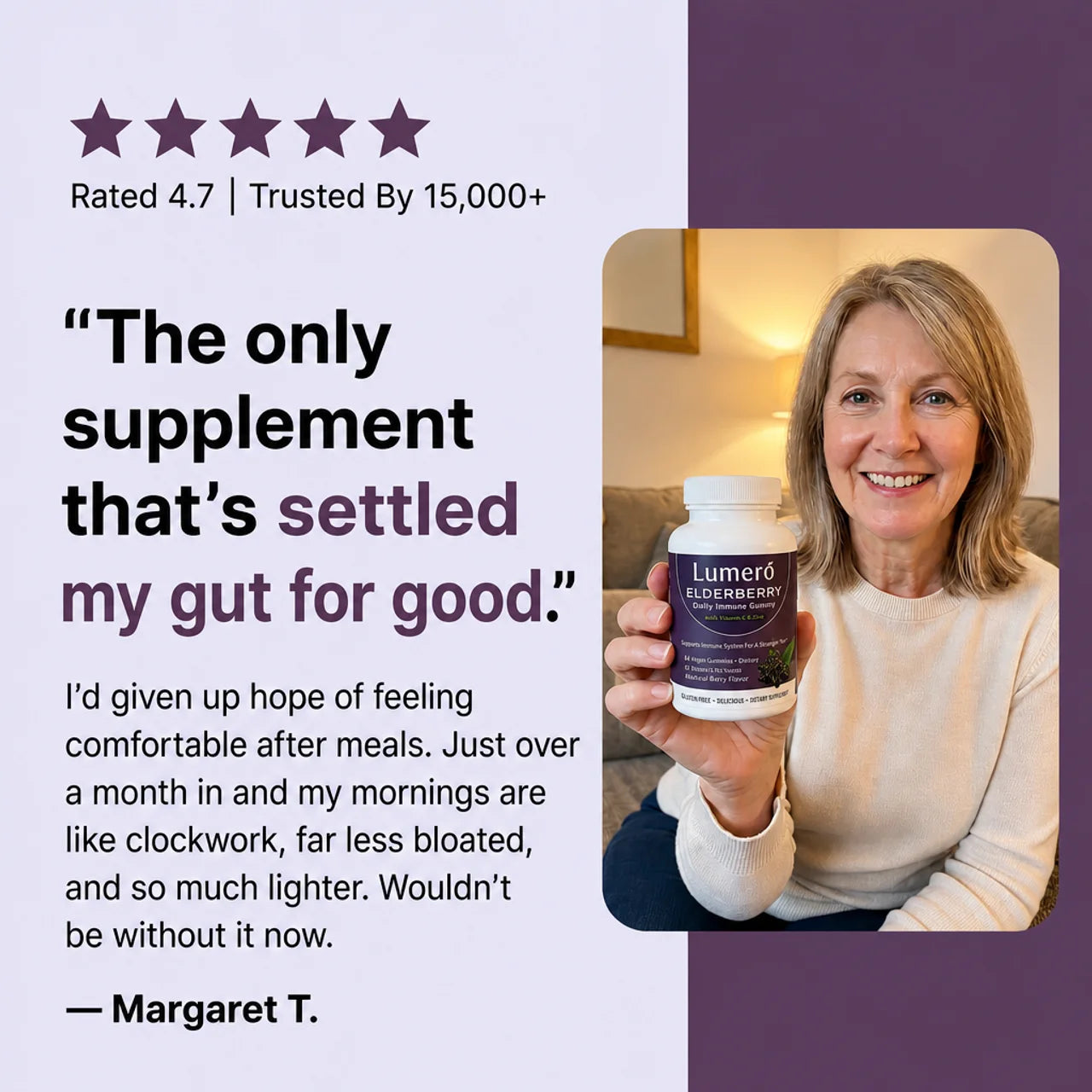 Lumero Elderberry: Daily Gut Health & Digestive Support